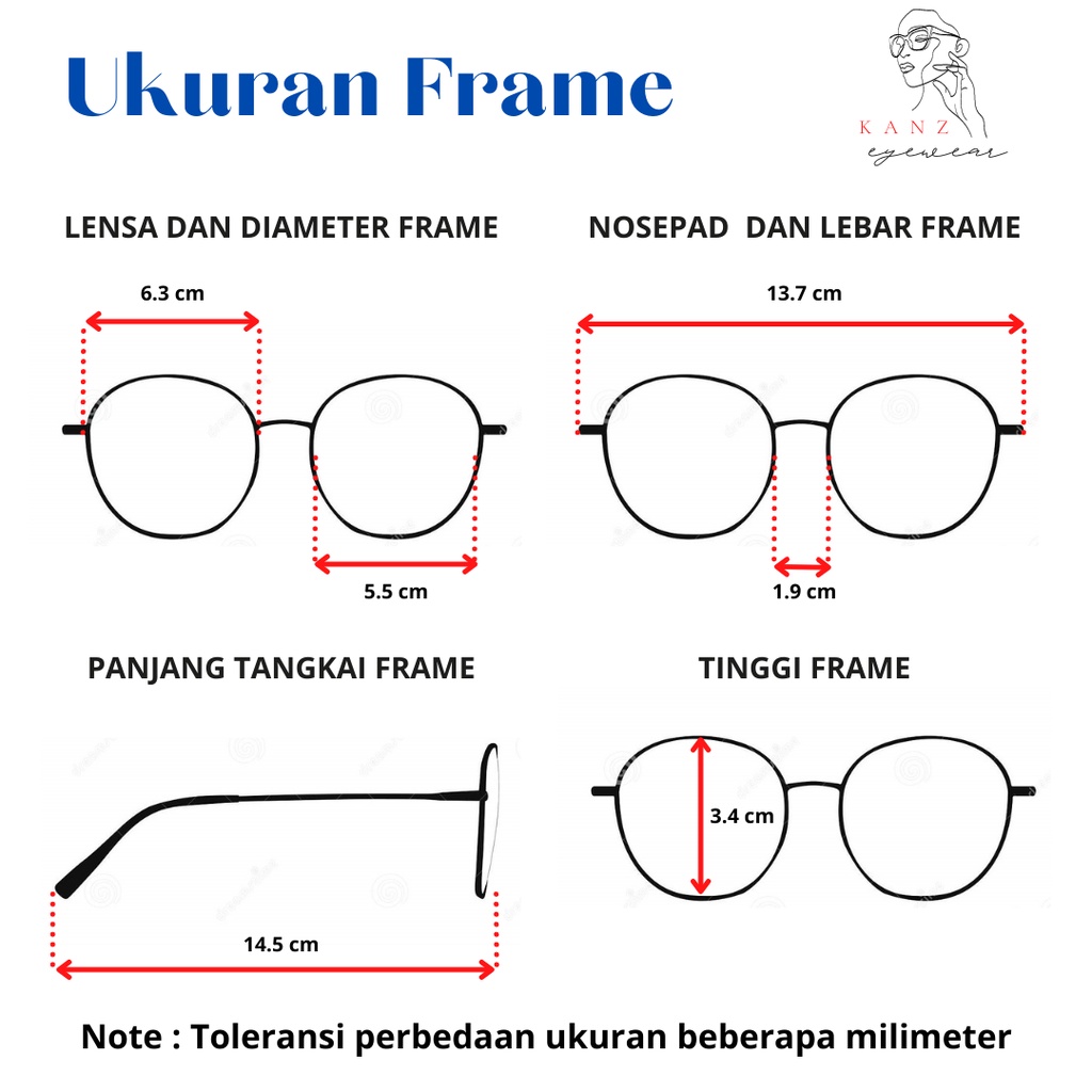 Sylviana723 Kaca Mata Jauh Dekat Baca Dan Jalan Hitam Wanita Pria Double Fokus Kekinian Keren