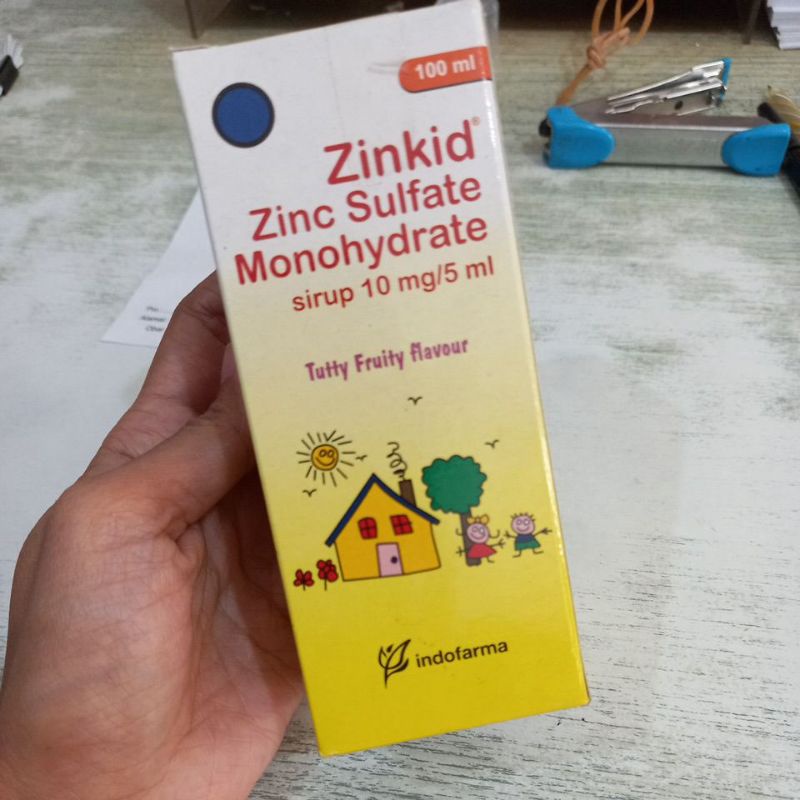 Zinkid Zinc Sulfate Monohydrate sirup indofarma