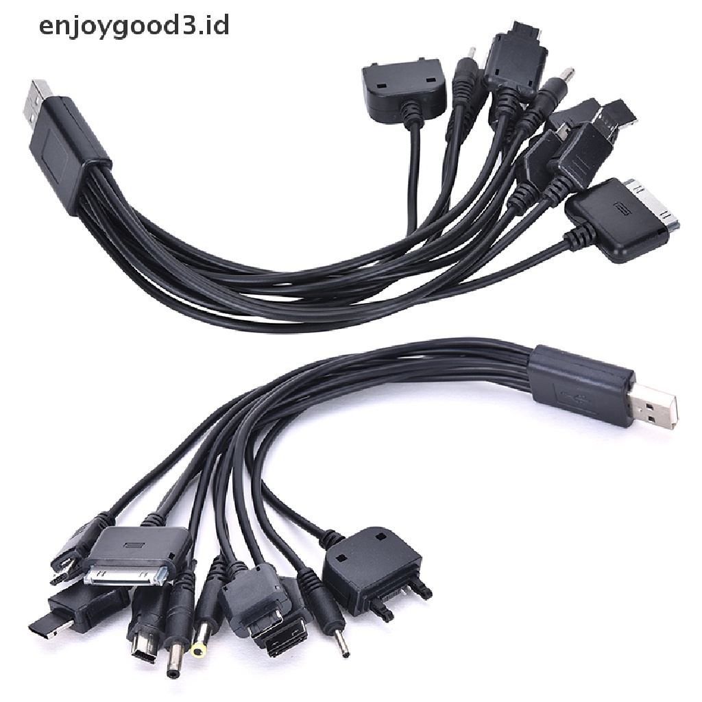 (Rready Stock) 10 In 1 Kabel Charger USB Universal Multifungsi Untuk Handphone 10 In 1 Kabel Charger USB Universal Multifungsi Tahan Lama Untuk Handphone 10 In 1 USB Universal