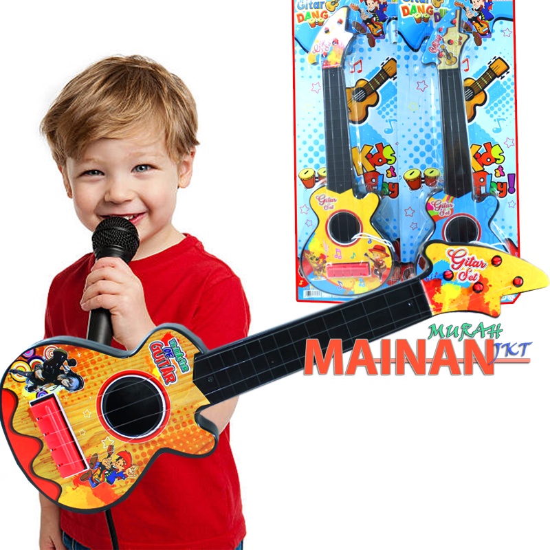 MAINANKEI MAINAN ANAK MURAH GITAR DANGDUT OCT300 GITAR MUSIK EDUKASI ANAK BERMUSIK