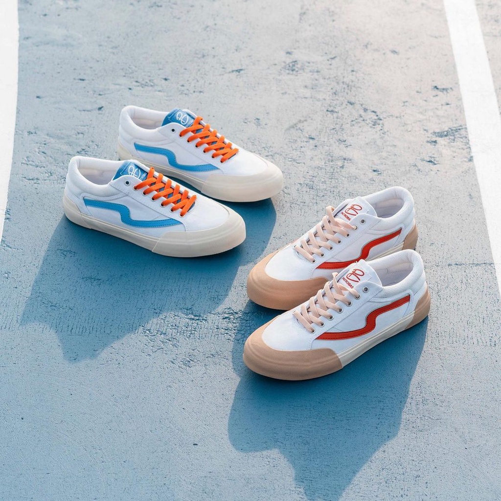 Patrobas Cloud White Blue Low & White Red