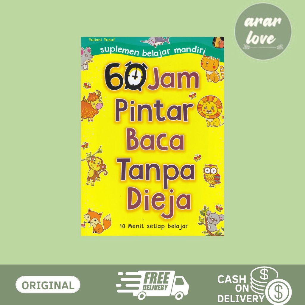BUKU 60 JAM PINTAR BACA TANPA DIEJA