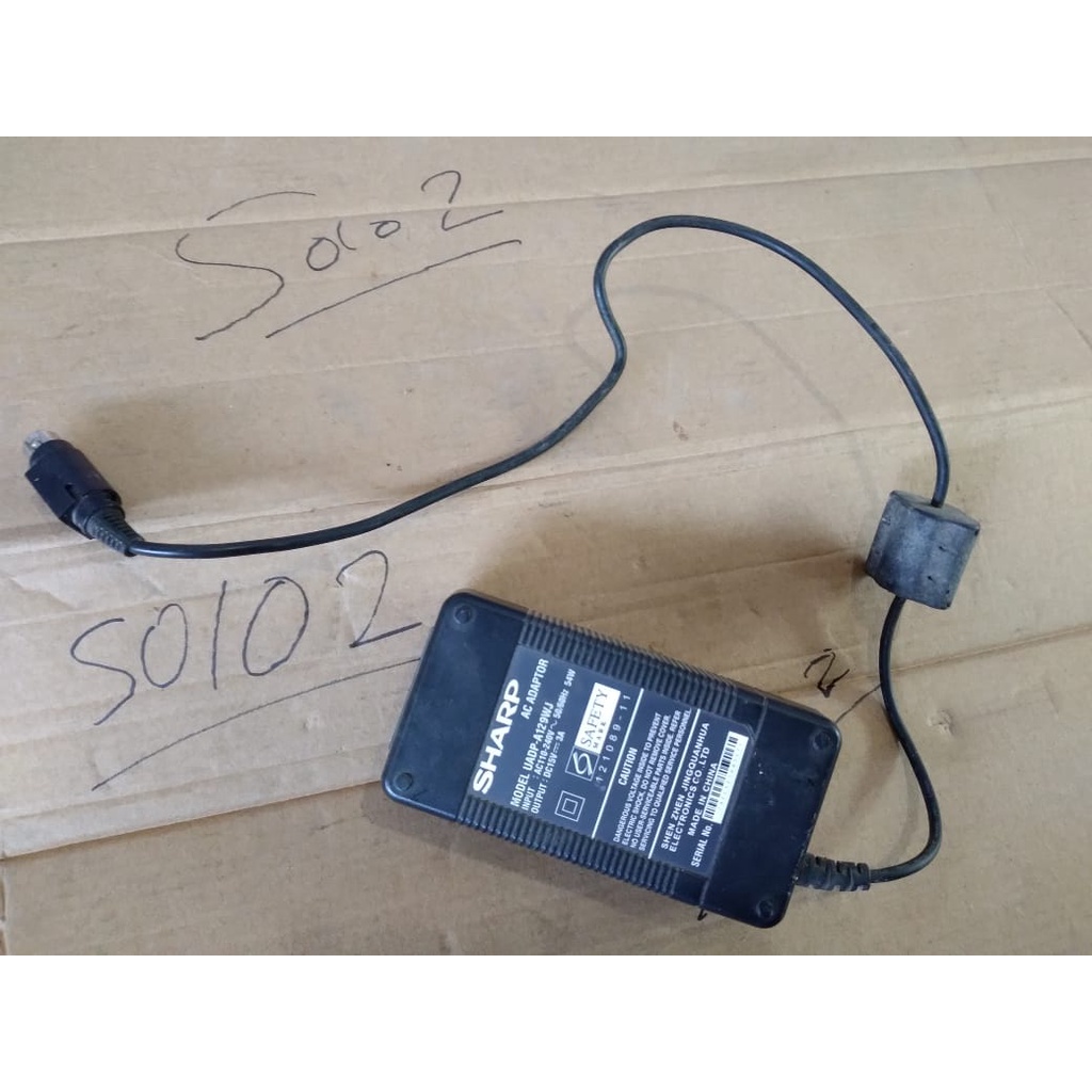 adaptor untuk tv sharp UADP-A129WJ UADP-A118WJ 15V 3A New LC 24DC50M LC 24DC30M