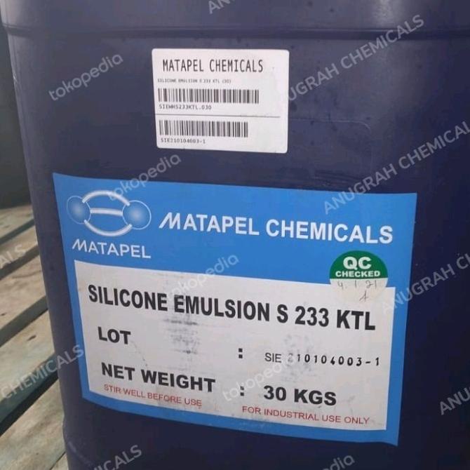 Silikon Emulsi Konsentrat/Silicone Emulsi 233 Ktl 1 Kg Ori Matapel