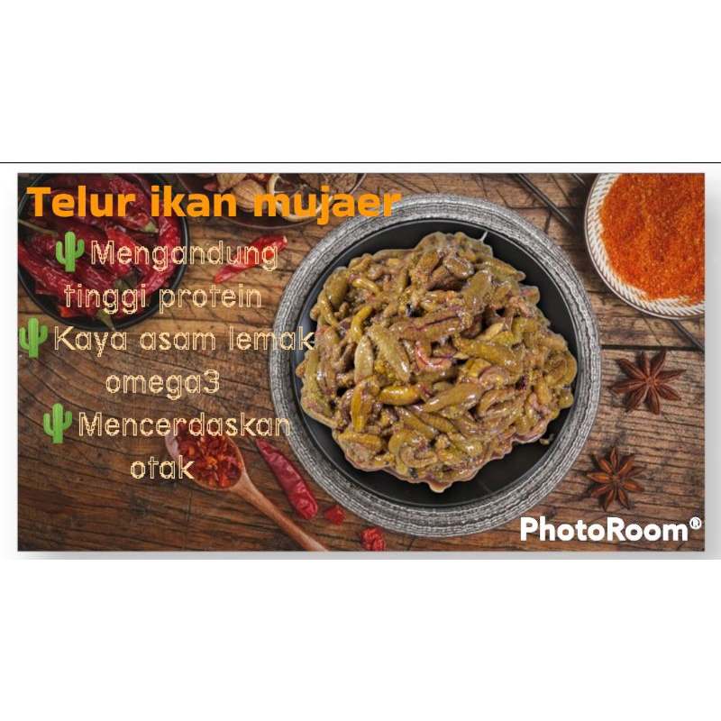 

Telur ikan mujaer mentah 500gr