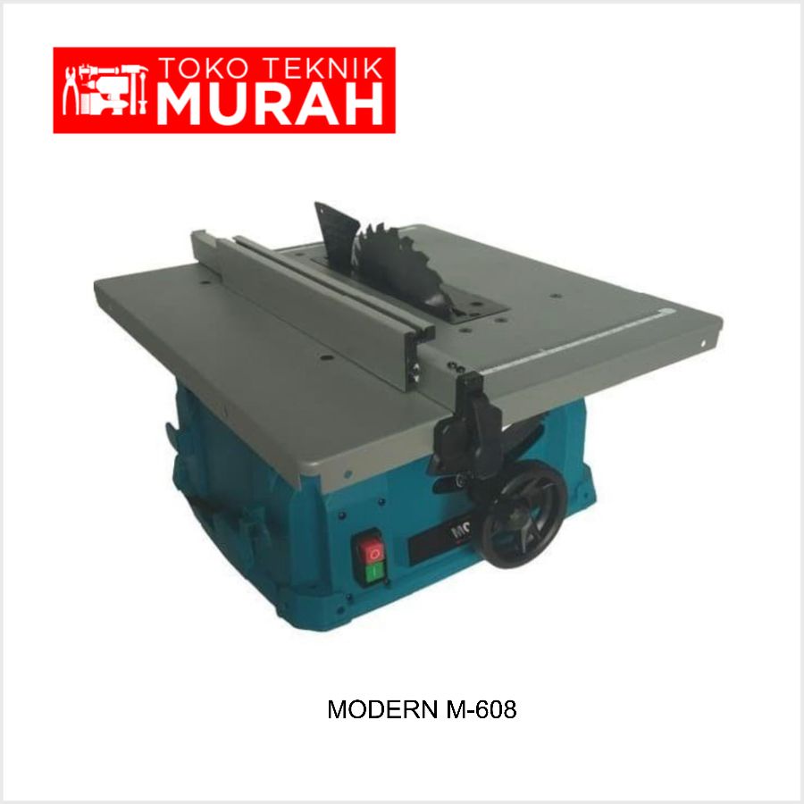 Modern M-608 Mesin Table Saw 8 Inch Meja Gergaji Potong Kayu M608