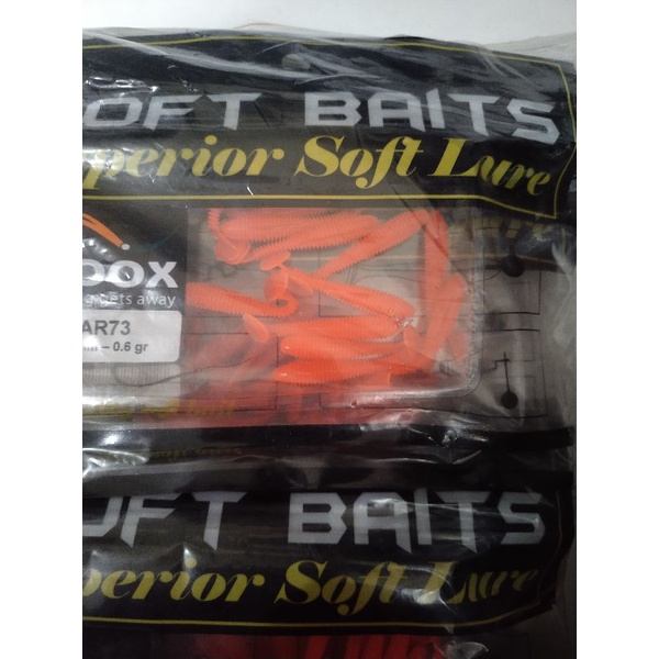 soft lure hoox AR73 40mm