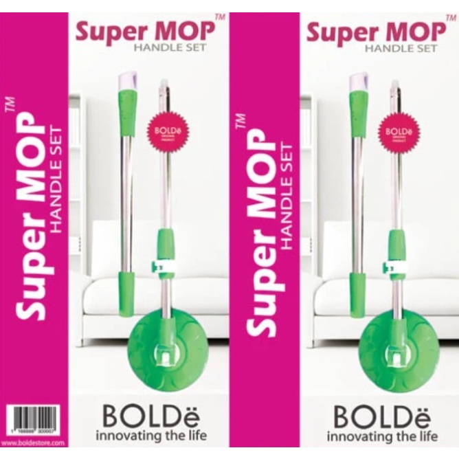 ❤ IJN ❤ BOLDe Tongkat Pel Gagang Handle Set Super MOP