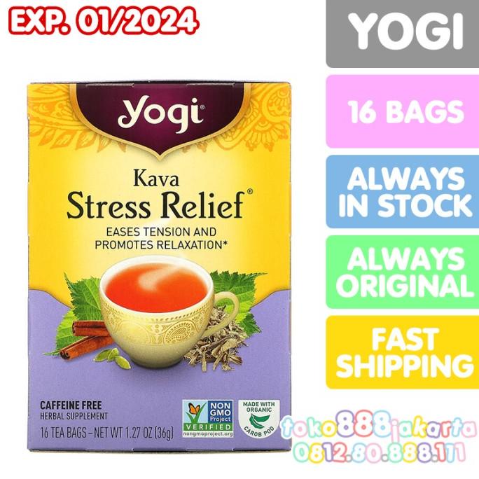 

Sale YOGI TEA KAVA STRESS RELIEF CAFFEINE FREE TEH HERBAL ORGANIK /KOPI RUBE/KOPI KAPAL API/KOPI SLB/KOPI PEJUANG/KOPI BUBUK