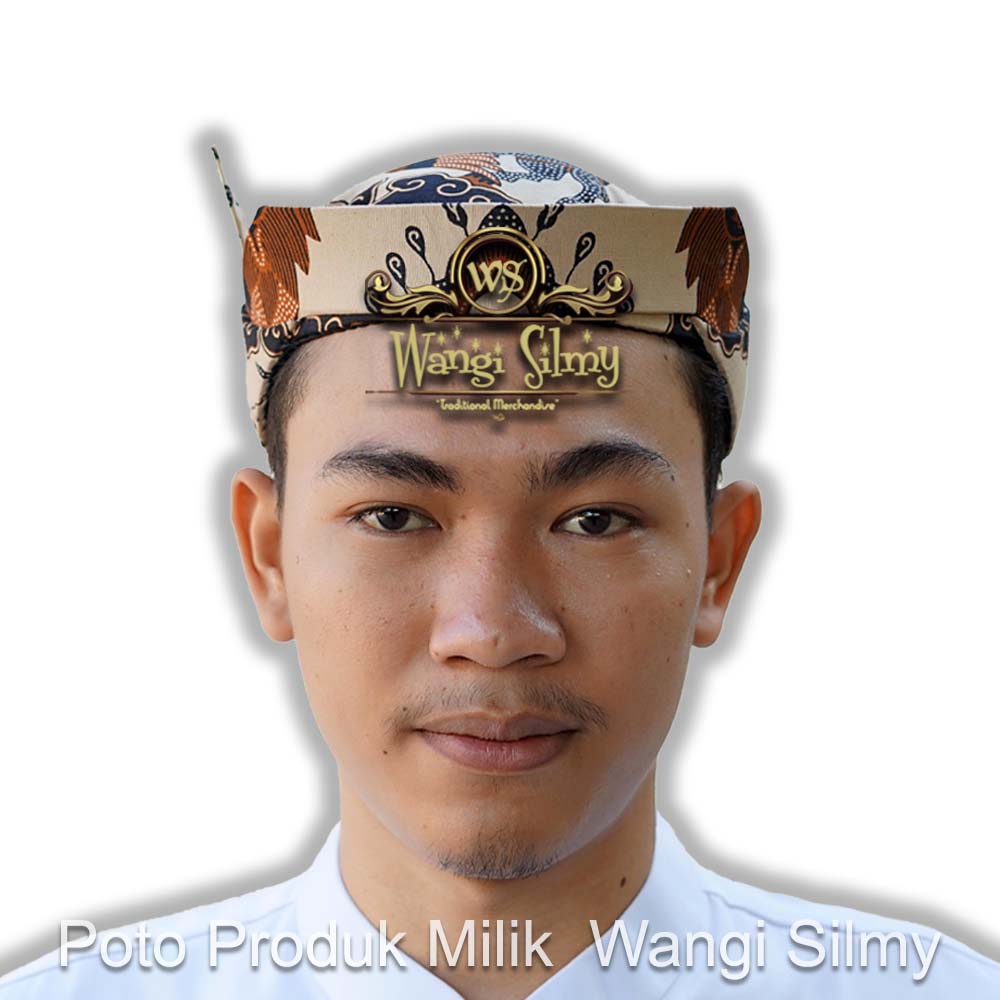 Blangkon Cirebon Abdi Dalem Sunan Gunung Jati - Iket Totopong Bendo Khas Cirebon - Blangkon Sunda