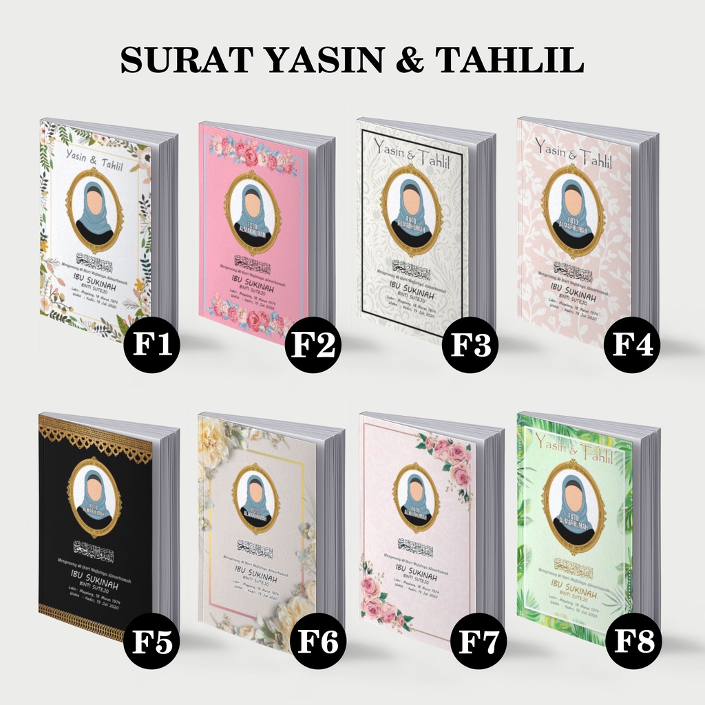Buku Yasin & Tahlil // 144 Halaman // Hard Cover (Tanpa Sisipan)