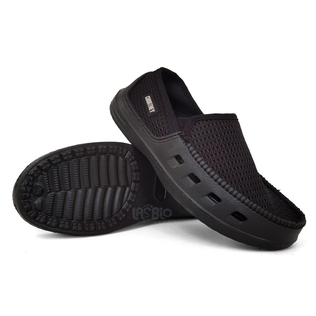 Sepatu Slop Slip On Kasual Pria Courtney Jonan Ferrari