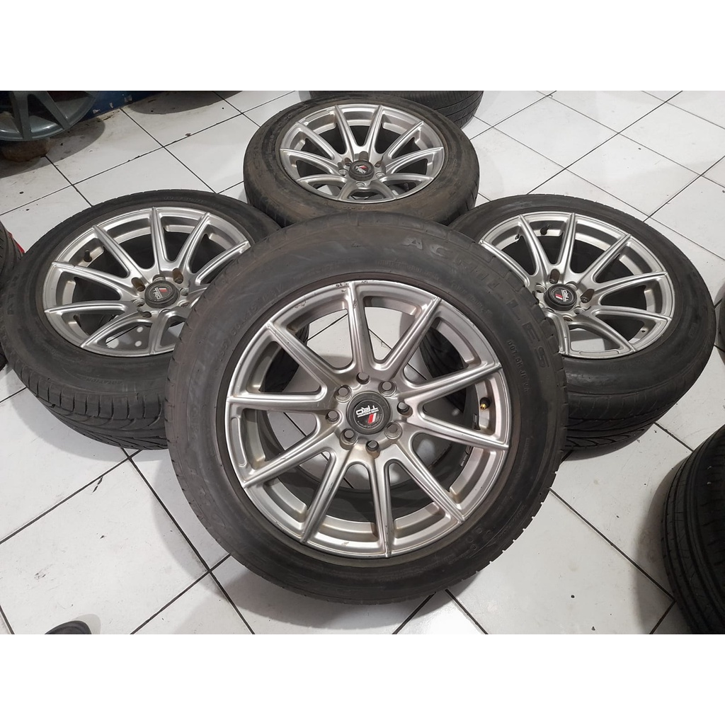 Velg Mobil bekas Ring 15 Xxr Pcd 4x100-4x114,3 + Ban 195 55 R15