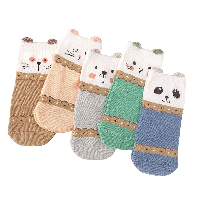 Glorykidz SC2208 Kaus Kaki anak beruang animali bahan katun usia 1 sd 12 Tahun size S M L XL