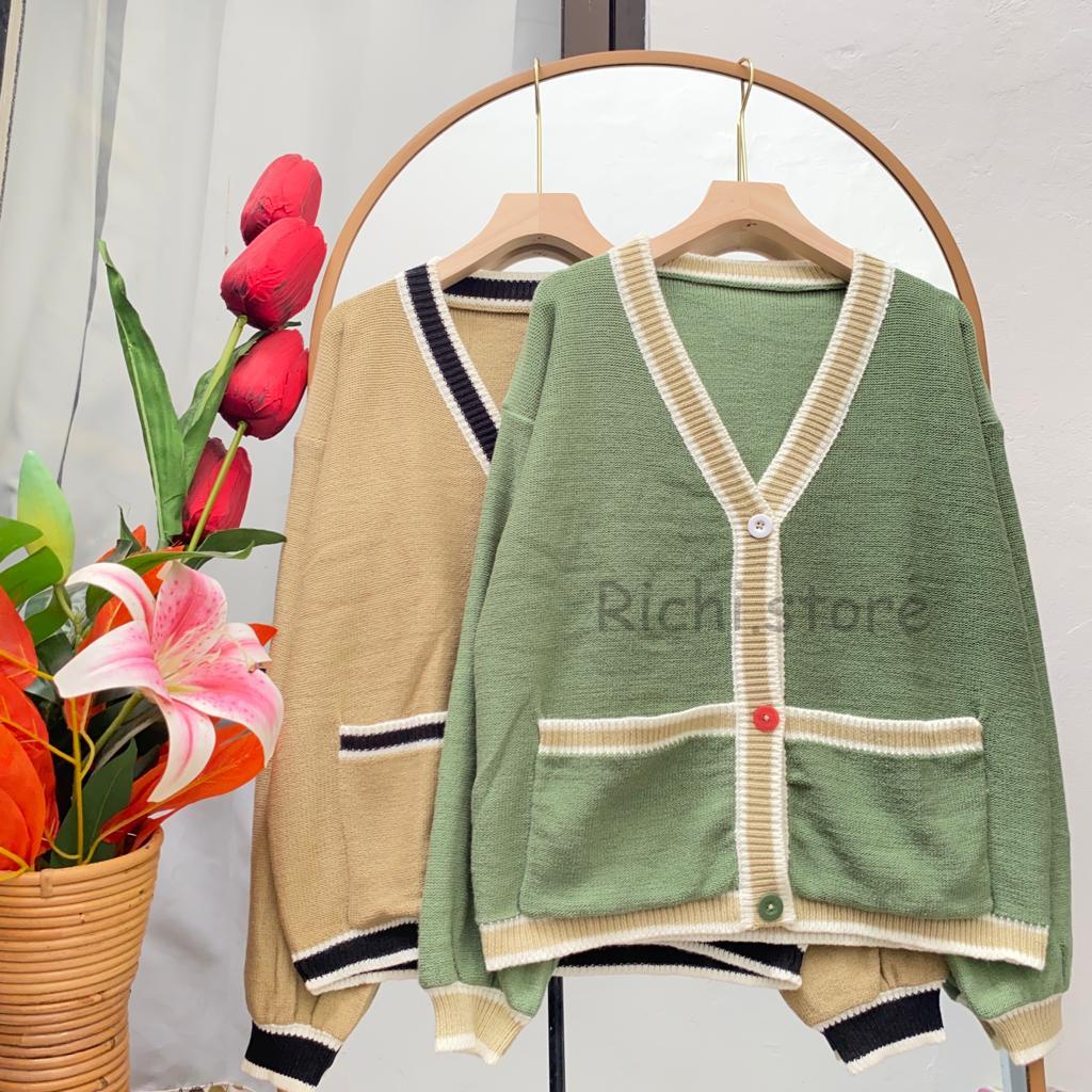 CARDIGAN CLARISSA KANCING TERBARU