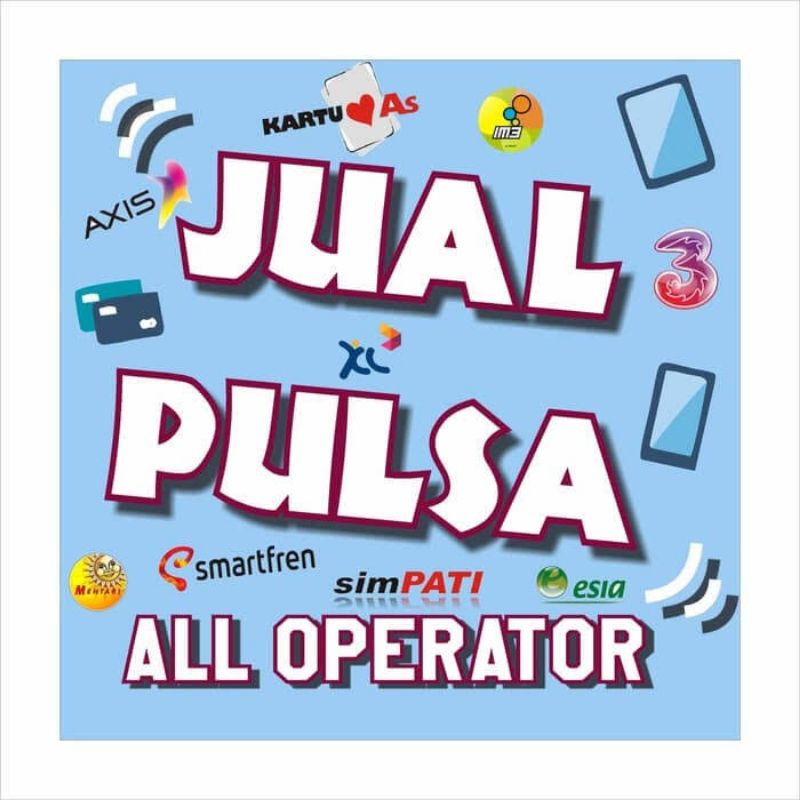 PULSA REGULER ALL OPERATOR 1000 - 15000 TELKOMSEL AS SIMPATI XL AXIS TRI THREE SMARTFREN INDOSAT IM3 MENTARI MURAH