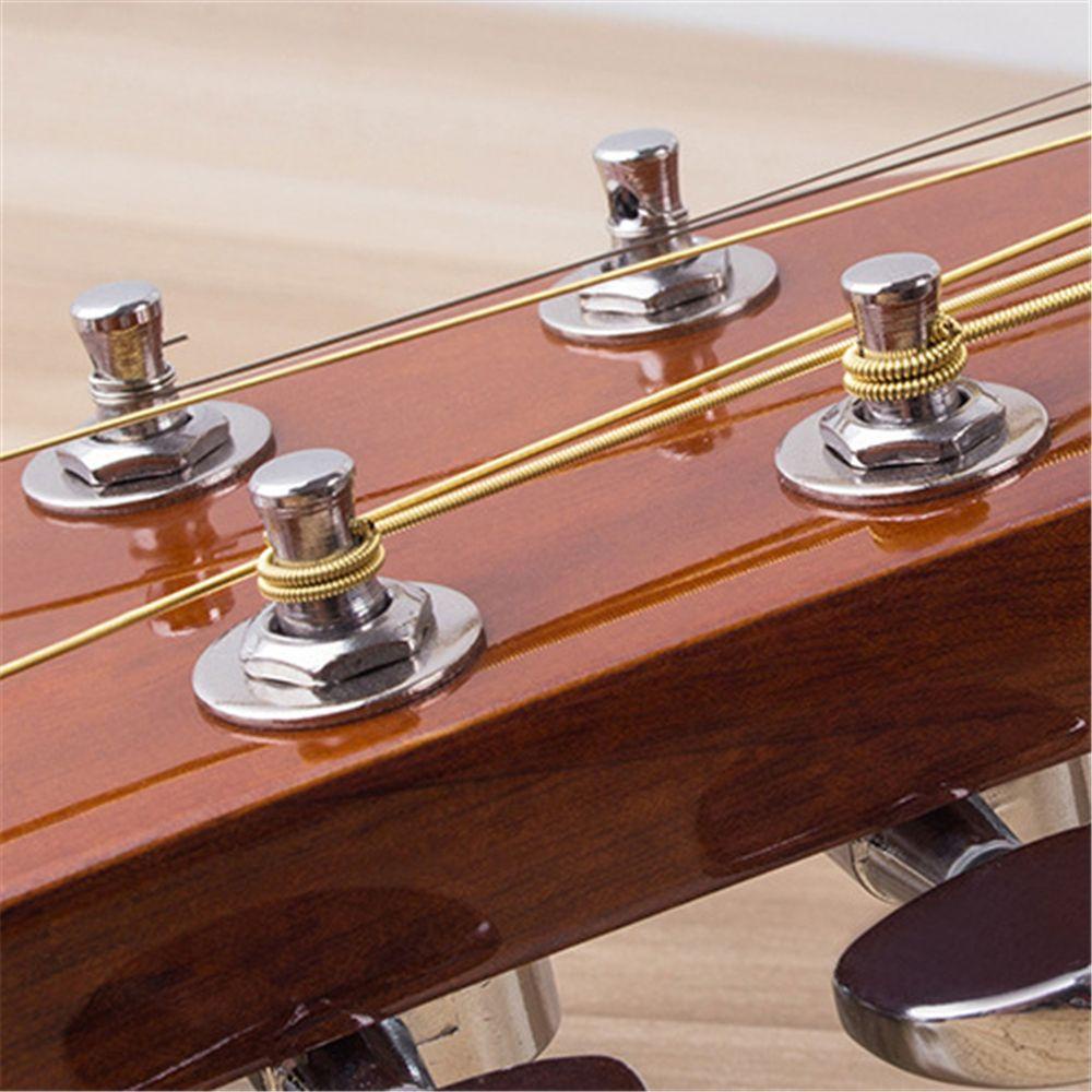 Needway   Senar Gitar 6pcs/Set Instrumen Bagian Gitar Musik Steel String