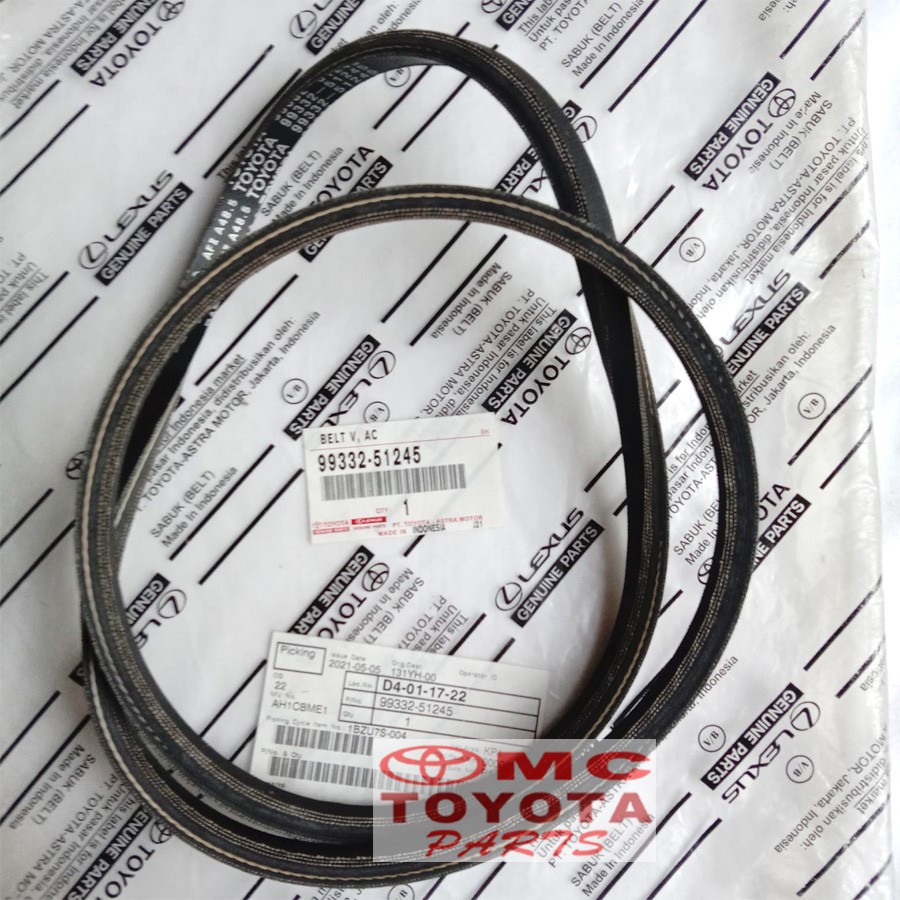 Tali Kipas (Fan/Van/V Belt) Crown Kijang Diesel 99332-51245