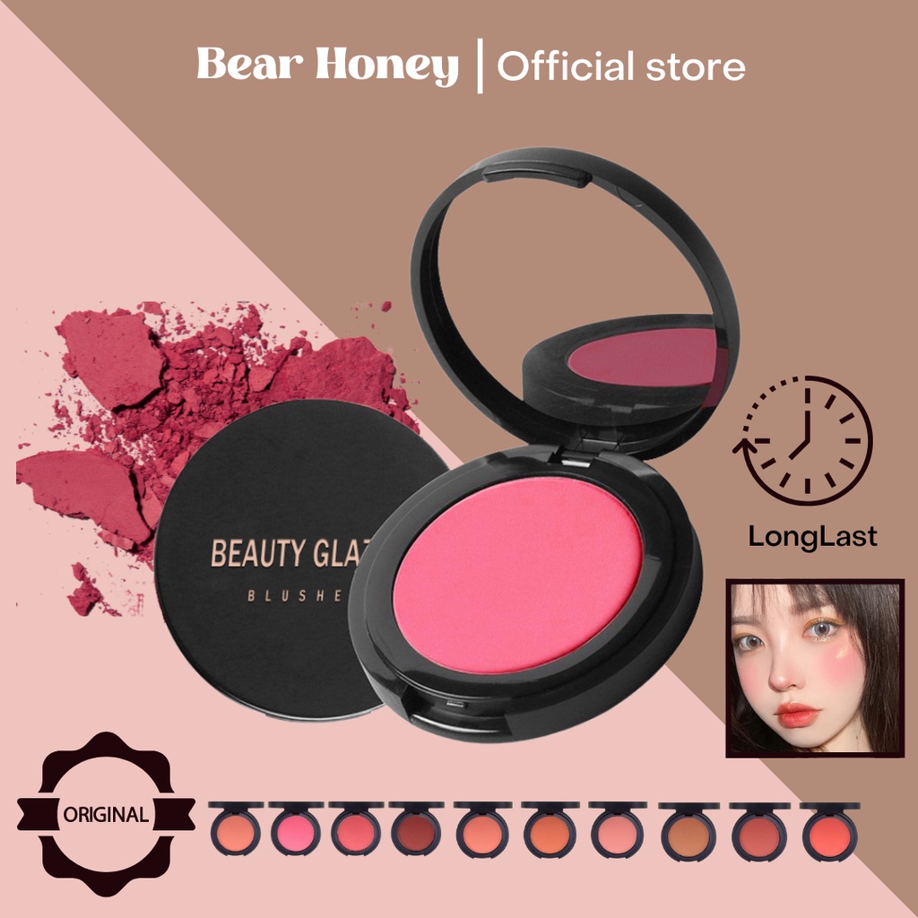 Beauty Glazed Blush on Pipi Murah Makeup Wajah Pigmented Daily Look Blush On Murah