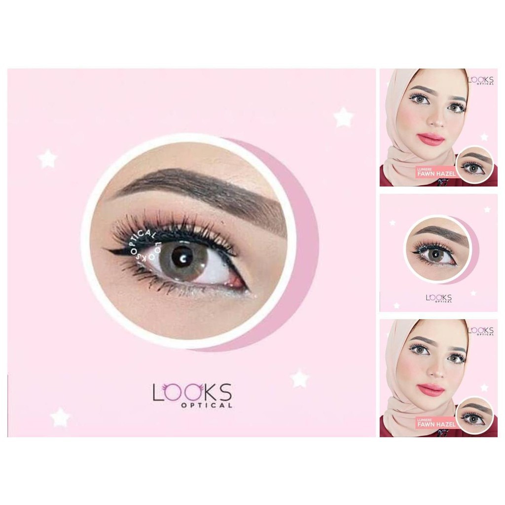 SOFTLENS LUMIERE FAWN HAZEL 14.5MM (NORMAL/-10.00)