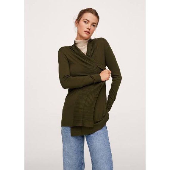 Mango fine knit cardigan Preloved size S fit L