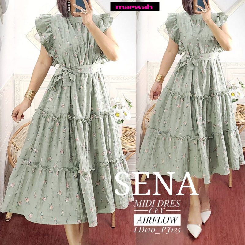 Sena & Nana Midi Dress