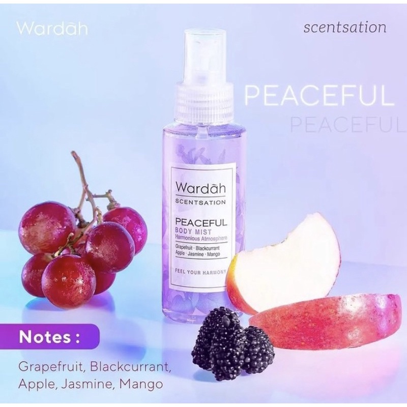 WARDAH SCENTSATION BODY MIST 100 ml/PARFUM WARDAH