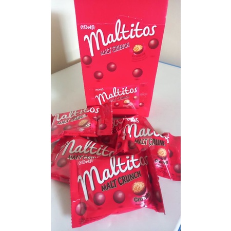 

COKLAT DELFI MALTITOS MALT CRUNCH 30gr x 2pcs