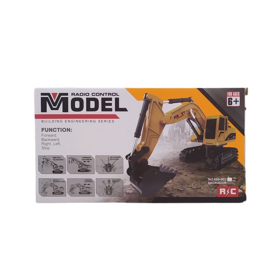 Mainan Remote Control Truk Beko - RC Excavator 689-903