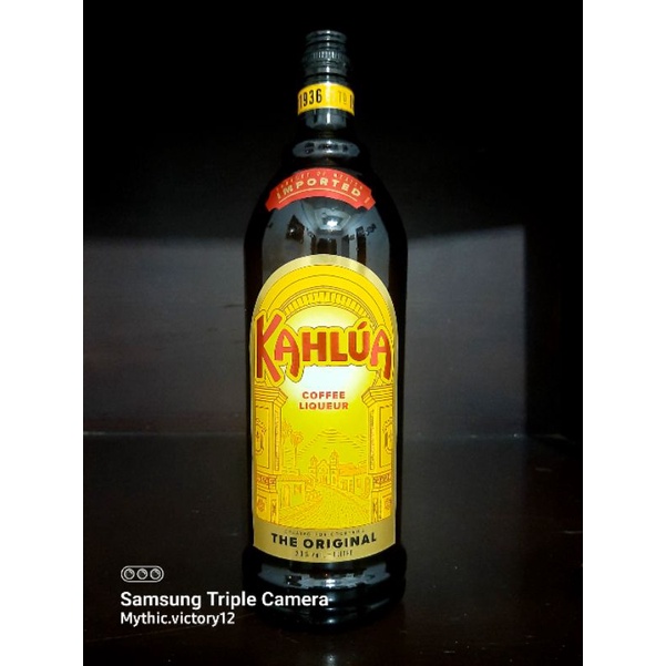 Botol bekas miras import Kahlua