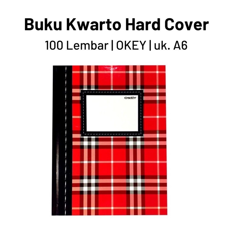 

BUKU KWARTO HARD COVER UK A6 isi100lbr