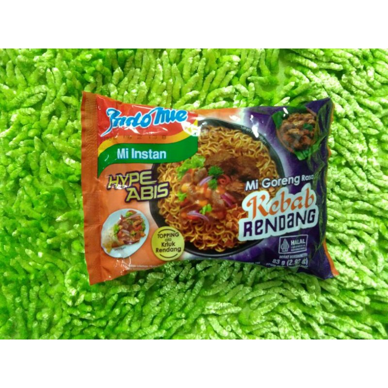 

Indomie Hypeabis Mie Goreng Kebab Rendang