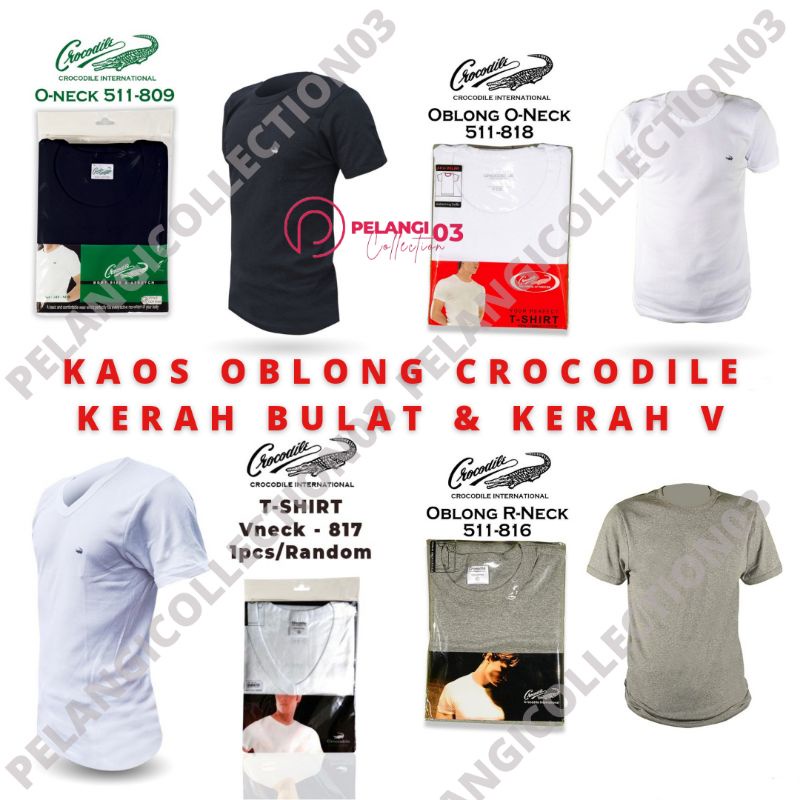KAOS OBLONG PRIA CROCODILE