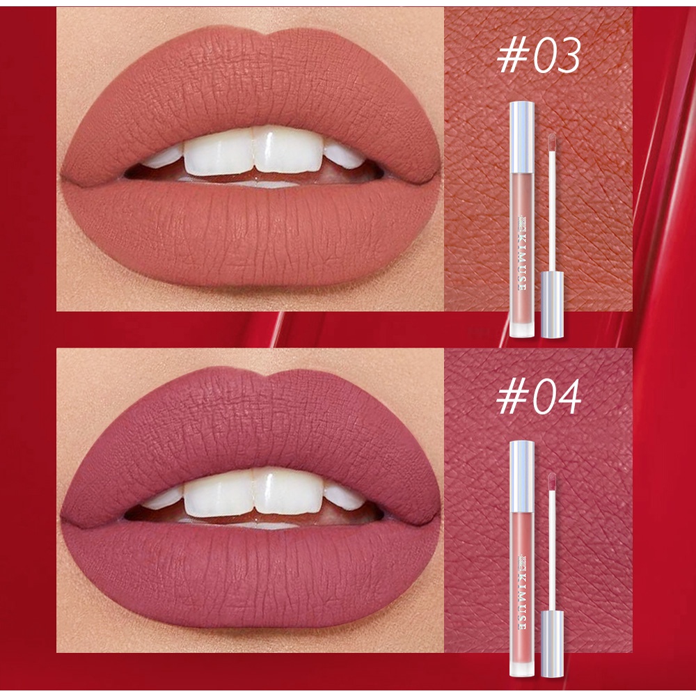 [HARGA PROMO][READY STOCK] Kimuse Air Creamy Matte Velvet Lipstick ORI KMS809 LIP GLOSS LIP TINT