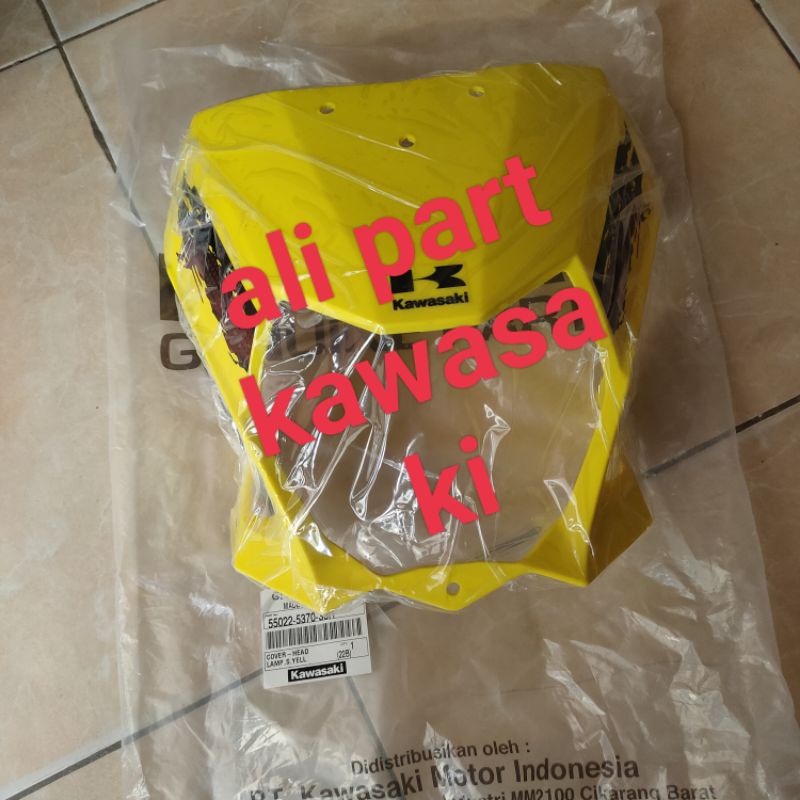 BATOK LAMPU BATOK DEPAN REFEKTOR KLX BF NEW DTRACKER BF NEW KUNING ORIGINAL