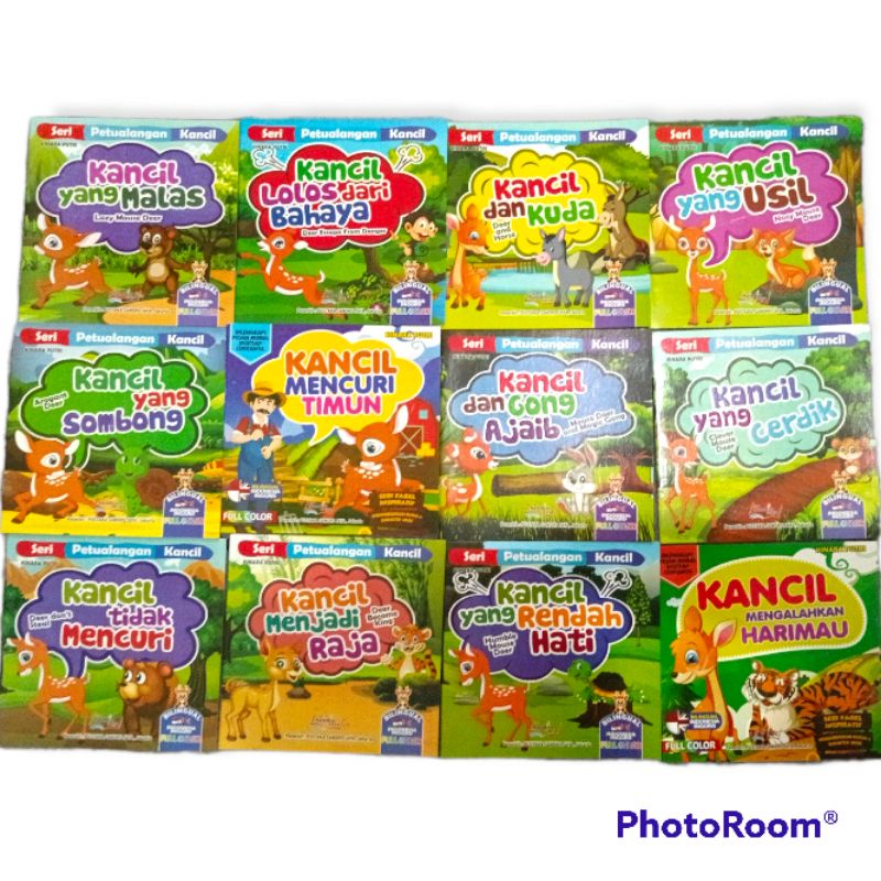 Buku Cerita Anak Seri Petualangan Kancil Bilingual Full Colours