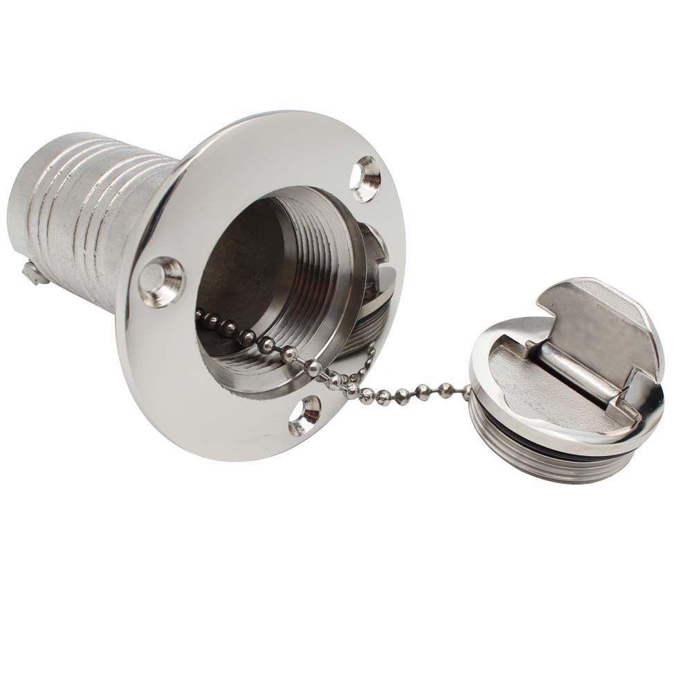 Preva Water Fill Inlet Aksesoris45° Marine Check Valve Pengisi Dek Trailer Satu Arah