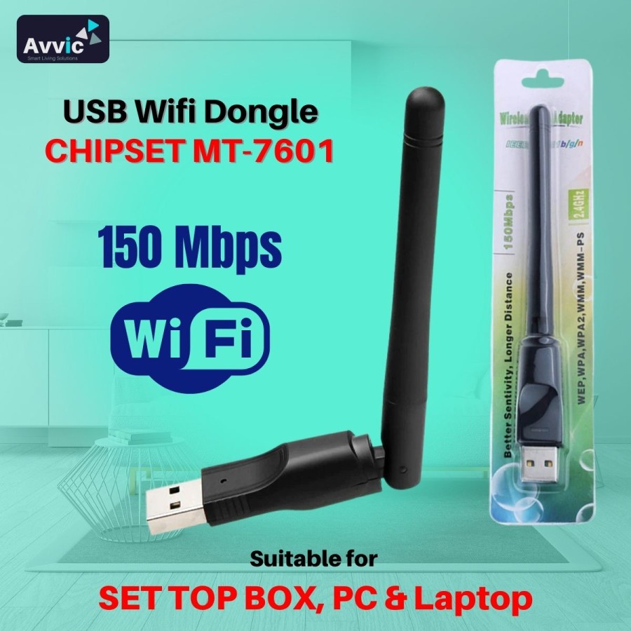 USB WIFI DONGLE (USB WIRELESS) 802.IIN - ANTENA WIFI USB 2.0