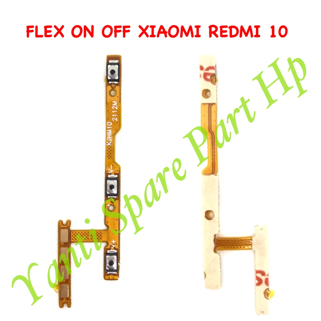 Flexible On Off Xiaomi Redmi 10 Original Terlaris New