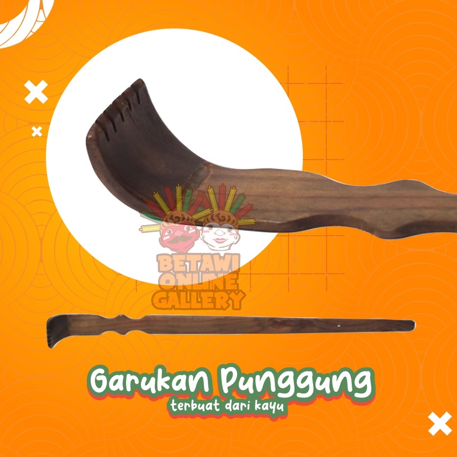 Alat Garuk / Garukan Punggung / Kayu Penggaruk Punggung Bahan Kayu Hitam