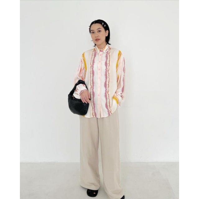 TRICK & TRICKY OVERSIZED SHIRT MARBLE