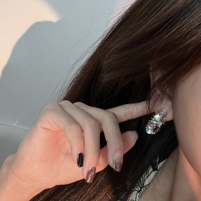 Anting Hoop Bentuk C Gaya Retro Untuk Aksesoris