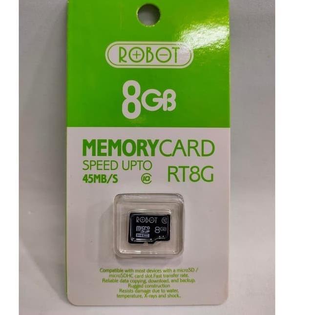 Micro sd 8gb Robot RT 8G Memory Card mmc Class 10 Original