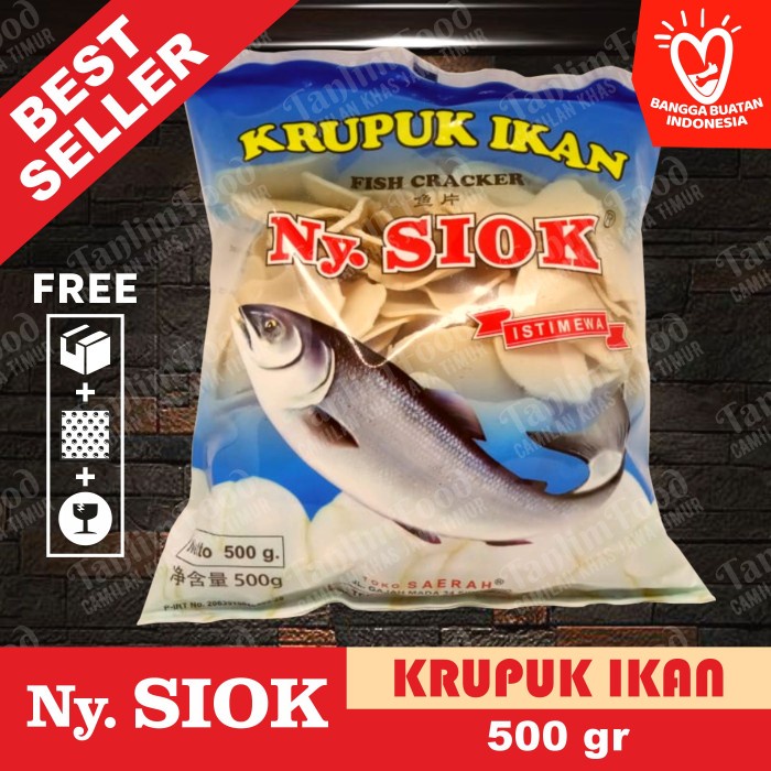 

NEW KRUPUK KERUPUK IKAN NY SIOK - 500gr