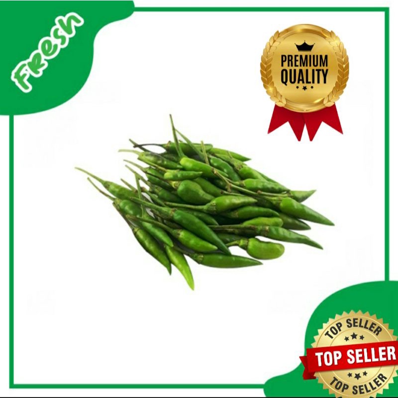

CABAI RAWIT HIJAU FRESH ORGANIK 1000 GRAM (PREMIUM QUALITY)