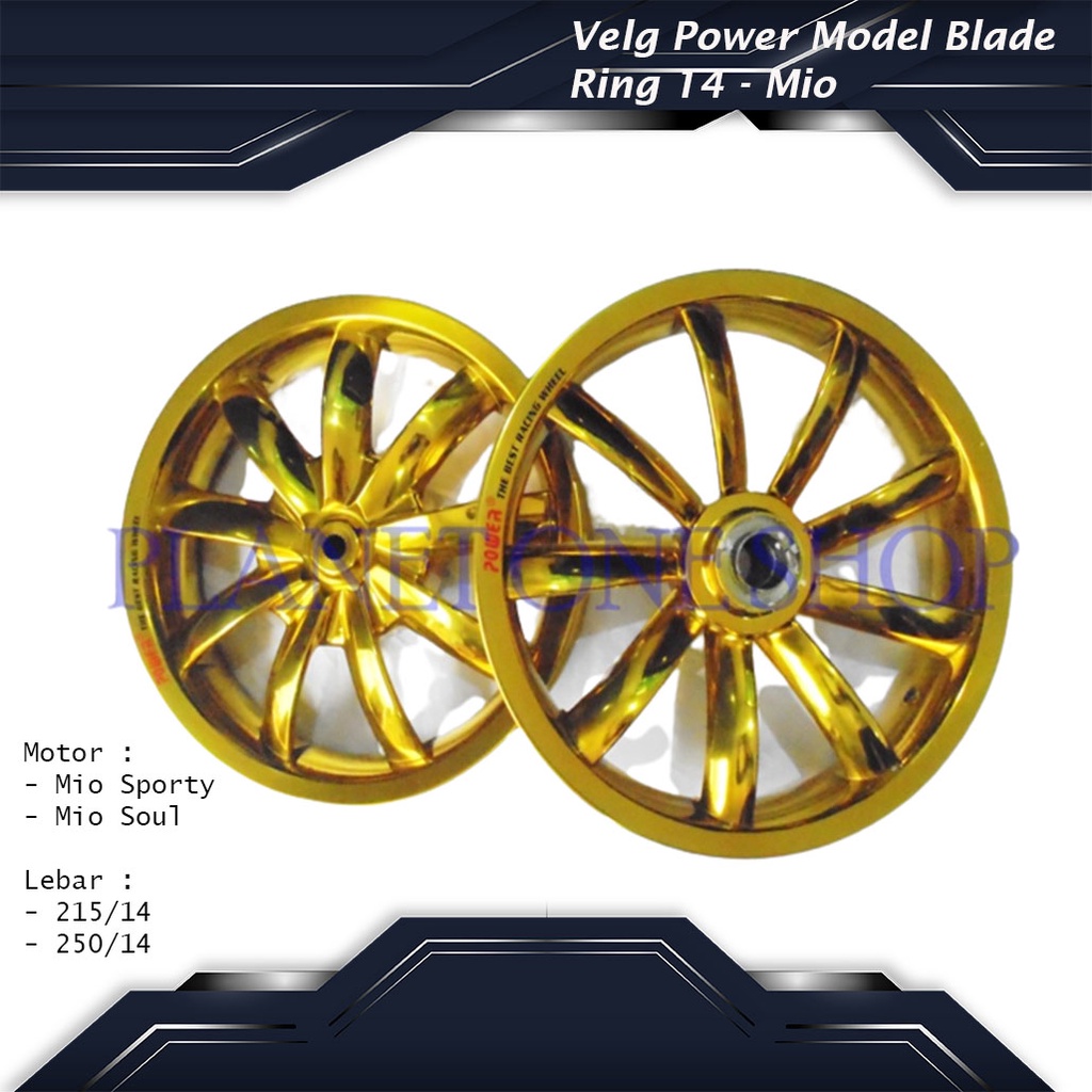 Velg Power Model Blade 215/250 Ring 14 - Mio