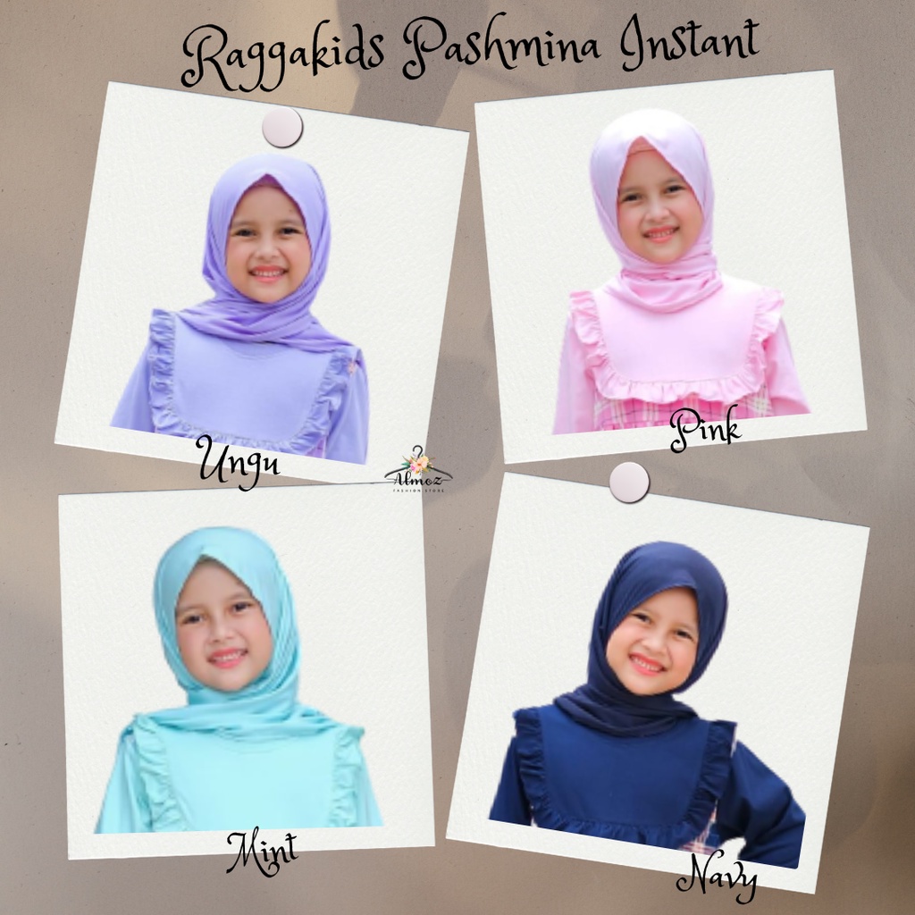 Pashmina anak instant Raggakids jilbab anak