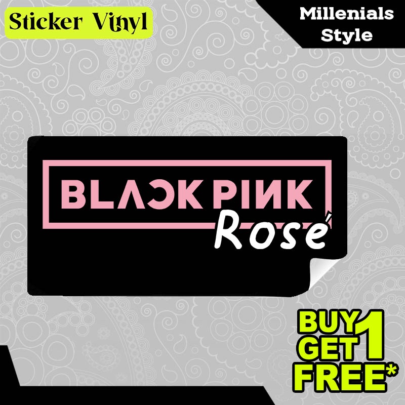 

Stiker Sticker Blackpink Rose Girl Band Korea Gambar Unik Desain Keren dan Kekinian Aesthetic Bahan Vinyl Satuan Anti Air