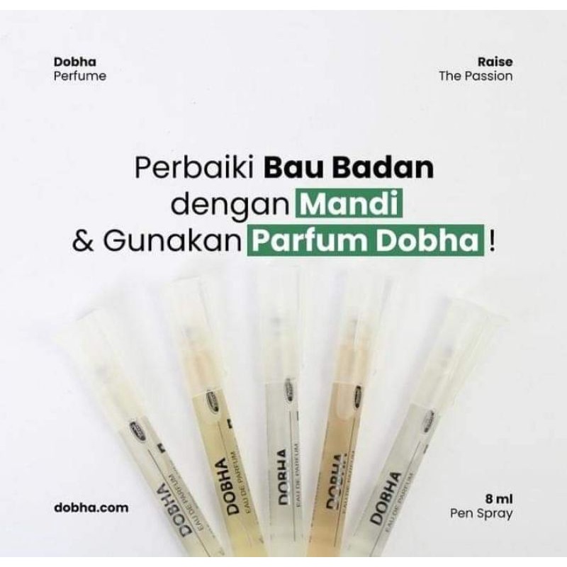 Parfum Pen Spray DOBHA 8ml EDP Eau De Perfume varian aroma Pria dan Wanita