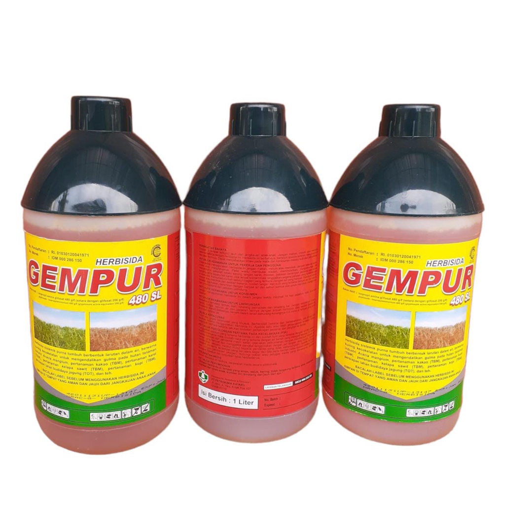 Herbisida Sistemik Pembasmi Rumput Gempur 480SL 1 Liter roundup